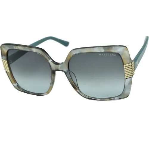 Солнцезащитные очки , бабочка, с защитой от УФ, градиентные, для женщин, серый
