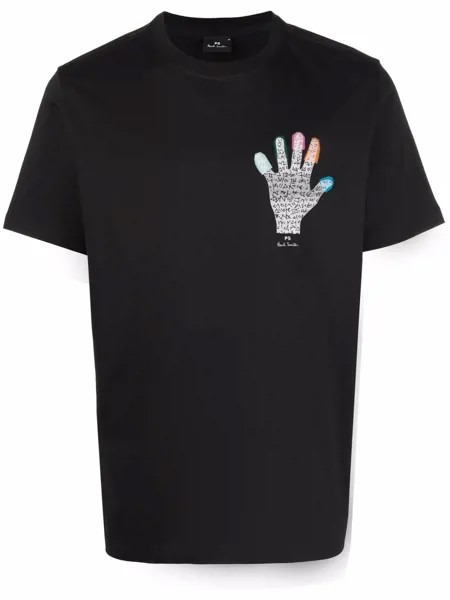 PS Paul Smith футболка с принтом Hand