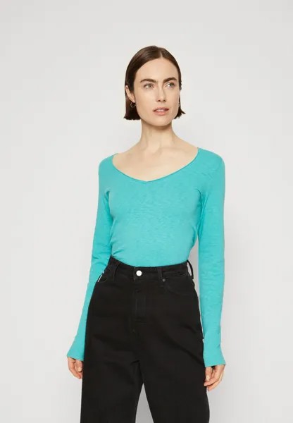 Топ с длинными рукавами LONGSLEEVE V NECK REGULAR FIT Marc O'Polo DENIM, цвет glacier mist