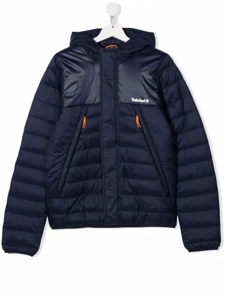 Timberland Kids пуховик с капюшоном