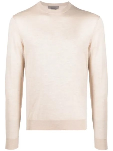 Corneliani джемпер тонкой вязки, нейтральный цвет