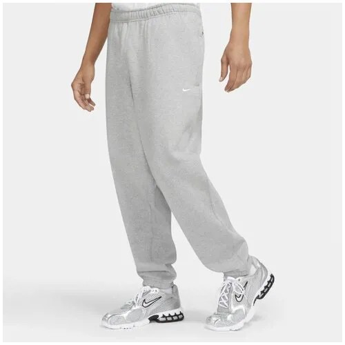 Брюки NIKE, утепленные, размер L, серый
