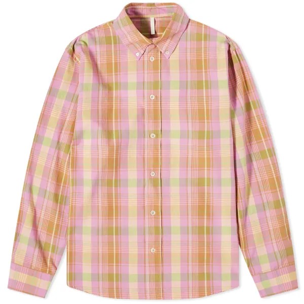 Рубашка Sunflower Poplin Check Long Sleeve, цвет Pink Check