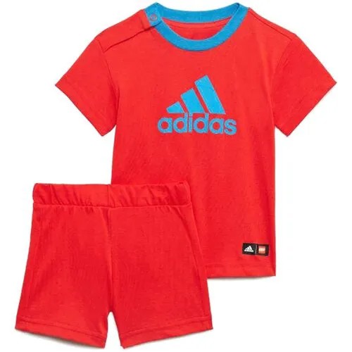 Комплект одежды adidas, размер 80, красный