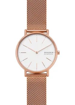 Швейцарские наручные  женские часы Skagen SKW2784. Коллекция Mesh