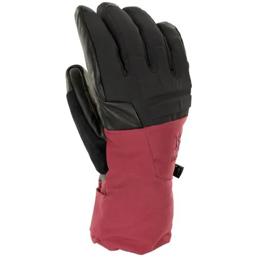 Перчатки Kailas Five Finger Skiing, бордовый, черный