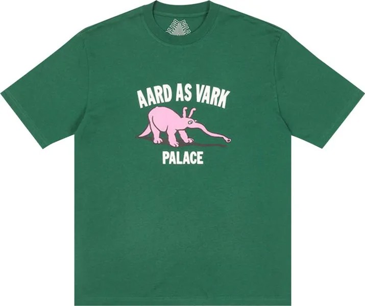 Футболка Palace Aard As Vark T-Shirt 'Green', зеленый