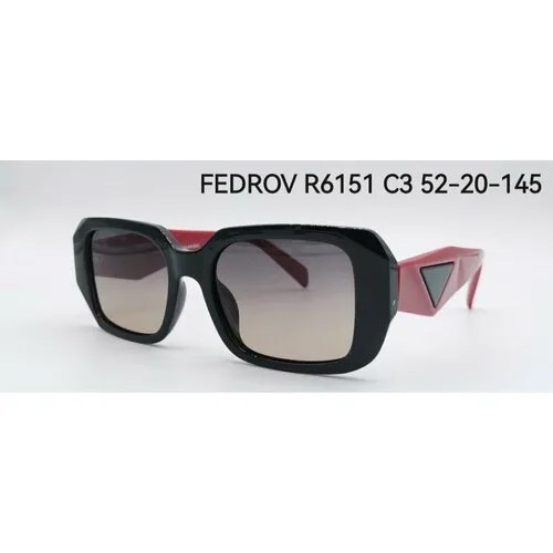 Солнцезащитные очки Fedrov, черный