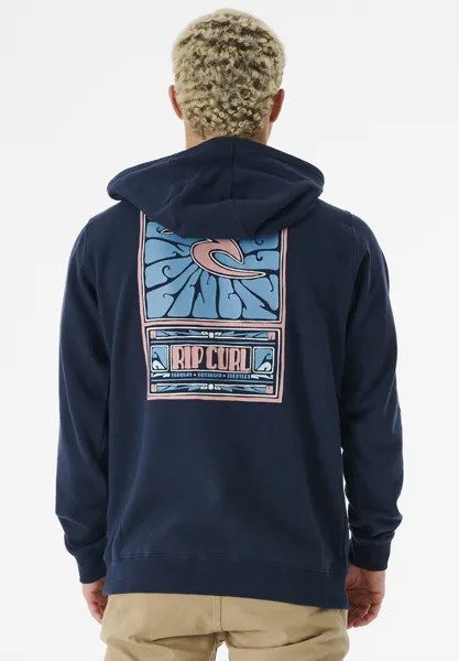 Толстовка на молнии Soul Arch Zip Through Rip Curl, цвет navy