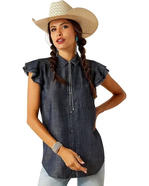Рубашка Ariat Carriage Top, цвет Indigo Rinse