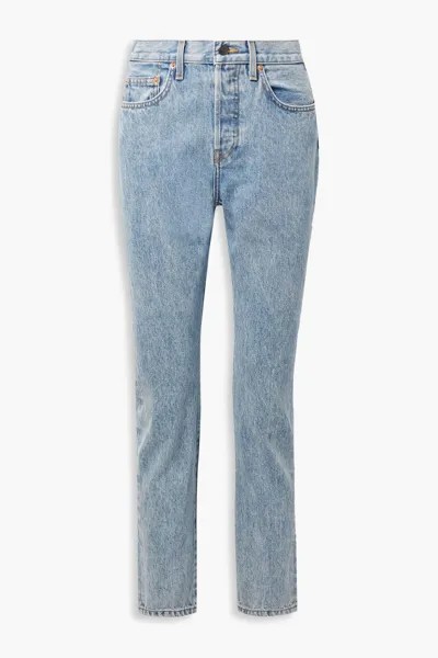 Узкие джинсы со средней посадкой WARDROBE.NYC, синий