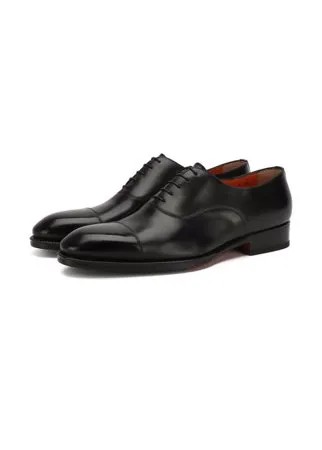 Кожаные оксфорды Santoni