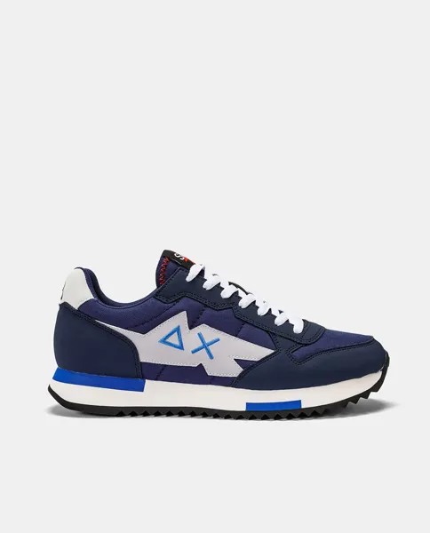 Мужские кроссовки Nike с низким берцем, логотипом и зубчатой ​​подошвой sun68, темно-синий