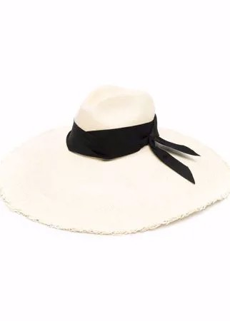 Sensi Studio соломенная шляпа с лентой