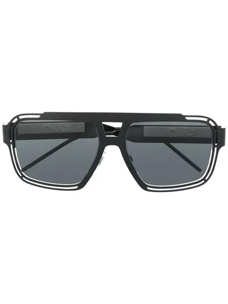 Dolce & Gabbana Eyewear солнцезащитные очки в квадратной оправе