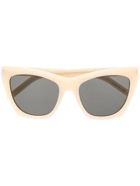 Saint Laurent Eyewear солнцезащитные очки в оправе 'кошачий глаз'