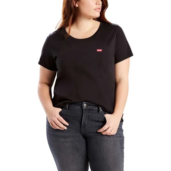 Футболка с коротким рукавом Levi´s  Plus The Perfect, черный