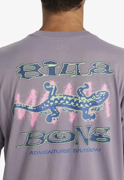 Футболка с принтом LIZARD Billabong, фиолетовый