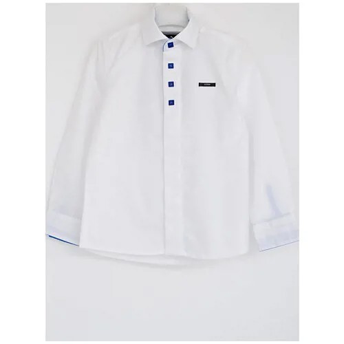 Рубашка для мальчика белый, артикул 1493, размер 98