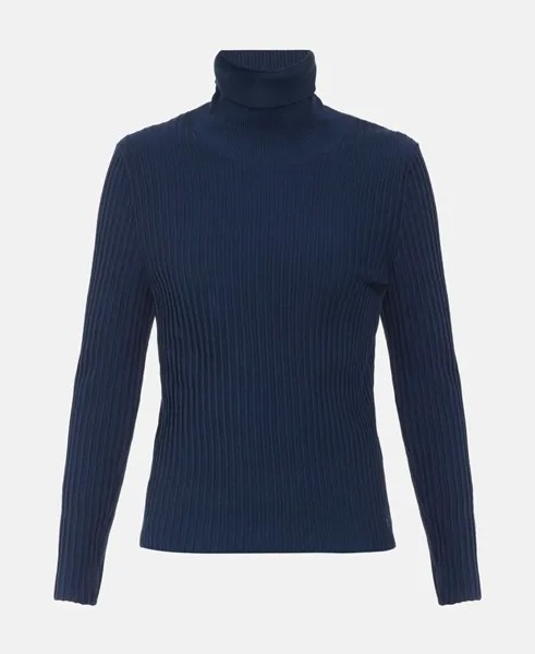 Пуловер с высоким воротником Marc O'Polo Denim, темно-синий