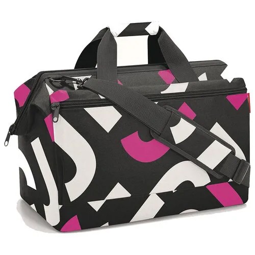 Сумка allrounder l pocket signature bold pink
