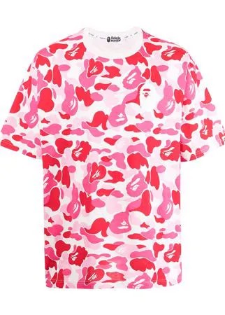 A BATHING APE® футболка с камуфляжным принтом