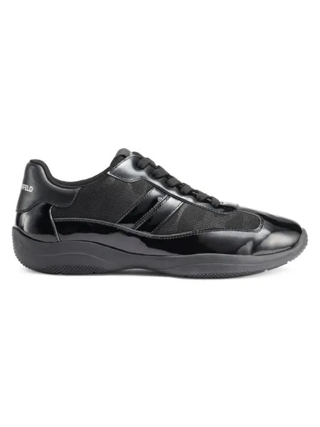 Кроссовки с камуфляжной отделкой Karl Lagerfeld Paris, черный