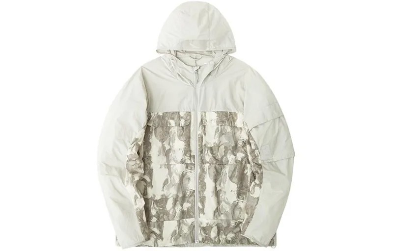 Коллекция Outdoor Trench Coat Men Haoyu Серый / Полный принтов Anta, серый