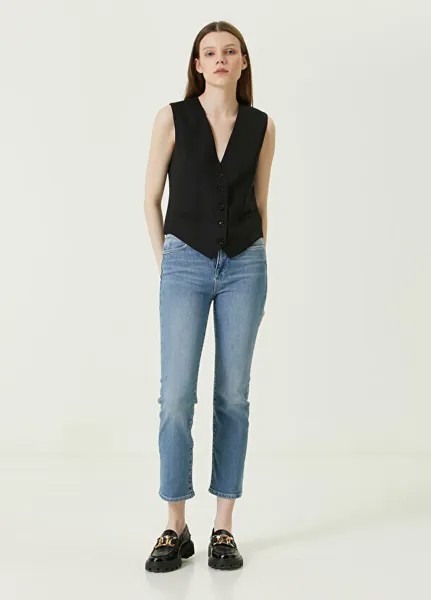 Прямые синие джинсовые брюки le high Frame Denim