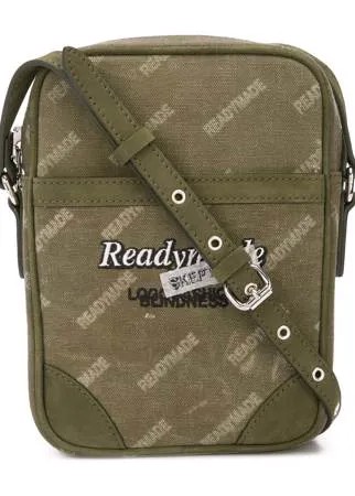 Readymade logo print messenger bag