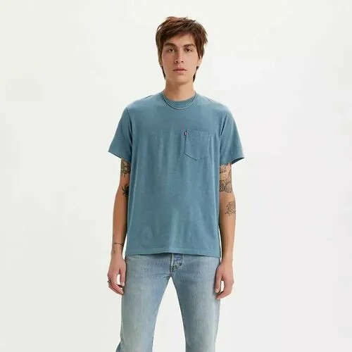 Футболка Levi's, размер L, голубой