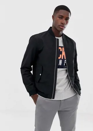 Черный бомбер Jack & Jones Essentials