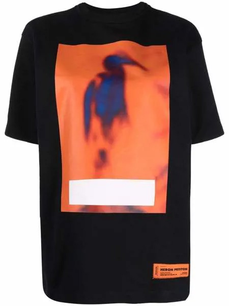 Heron Preston футболка Censored с принтом