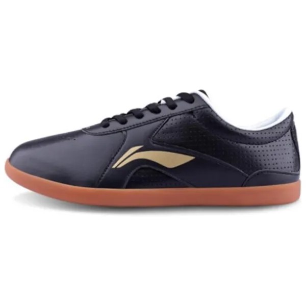 Кроссовки LINING Training Shoes Unisex Low-top Black/Gold, черный/золотой