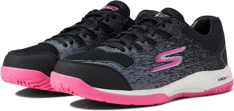 Кроссовки Go Train Arch Fit Viper Court - Pickleball SKECHERS, цвет Black/Pink