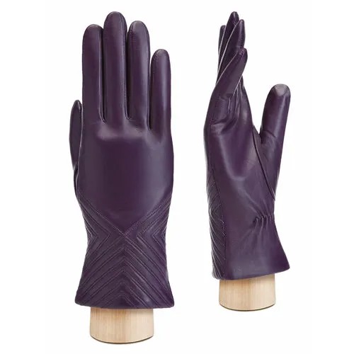 Перчатки ELEGANZZA, размер 6.5, фиолетовый