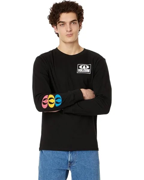 Футболка Volcom Stone Badge Long Sleeve, черный