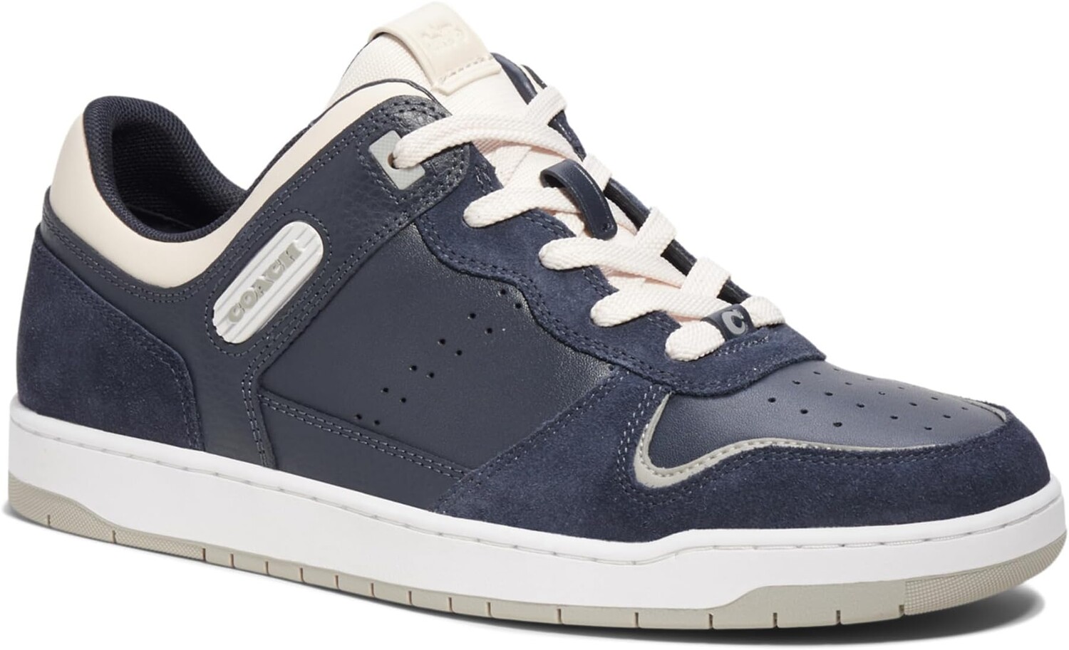 Кроссовки COACH C201 Mixed Material Sneaker, цвет Midnight Navy