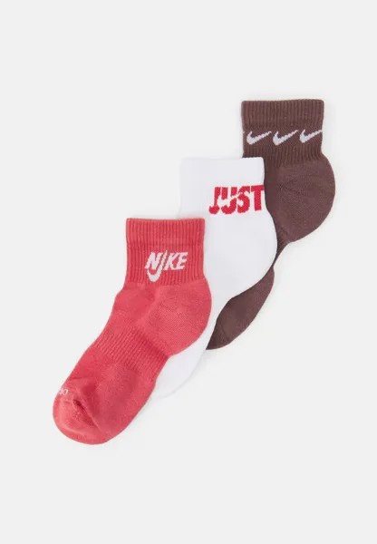 Спортивные носки Nike EVERYDAY PLUS CUSH ANKLE UNISEX, 3 набора, сливовый/eclipse/белый/нефритовый лед