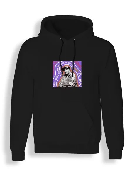 Худи унисекс СувенирShop Eminem/Эминем/Рэпер 4 черное L