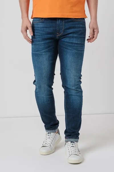 Зауженные джинсы с 5 карманами Pepe Jeans London, синий