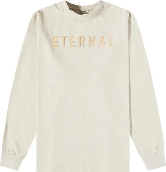 Футболка Fear of God Eternal Long-Sleeve T-Shirt Warm Heather Oatmeal, загар