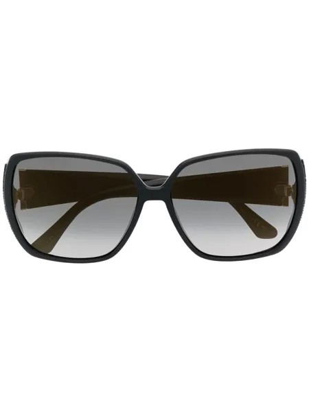 Jimmy Choo Eyewear солнцезащитные очки Cloes в массивной оправе
