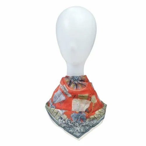 Платок Christian Lacroix, хлопок, 53х53 см, оранжевый