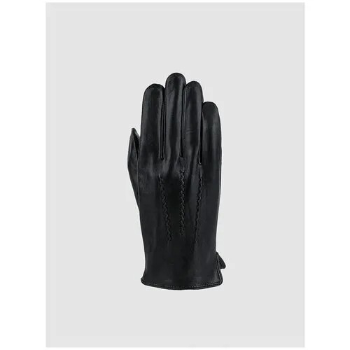 Перчатки мужские кожаные Elma 007NC черные на флисовой подкладке размер 10