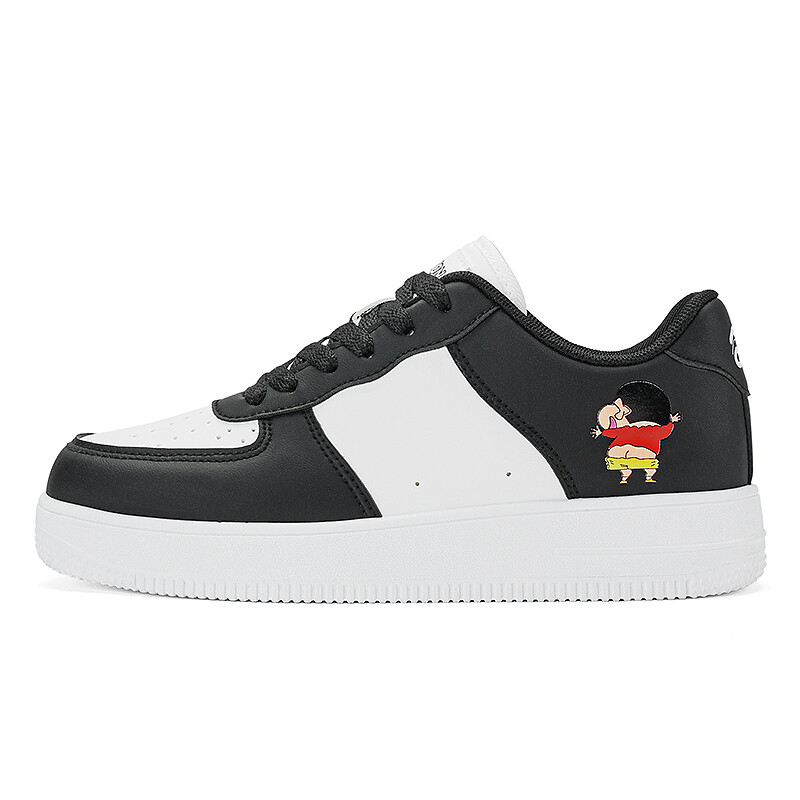 Кроссовки Crayon Shinchan/Crayon Shinchan Lifestyle Shoes Unisex Low-top, черный/белый
