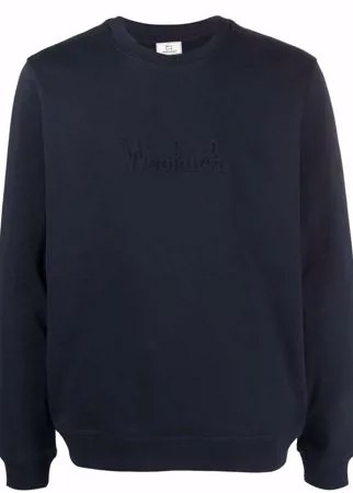 Woolrich толстовка с вышитым логотипом