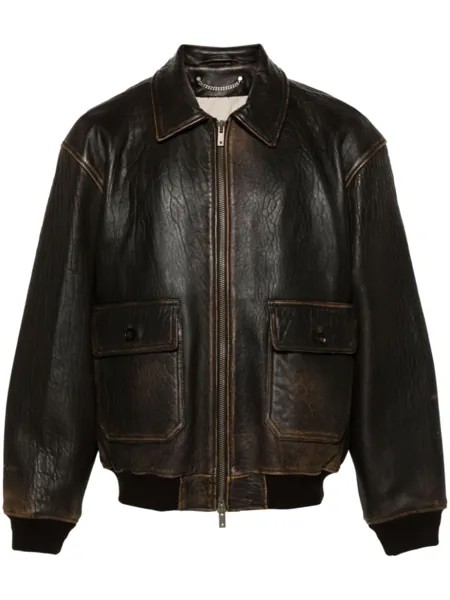 Golden Goose дубленка Louis, коричневый