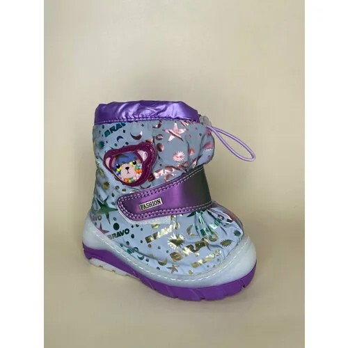 Ботинки Tom&Miki, размер 22, фиолетовый