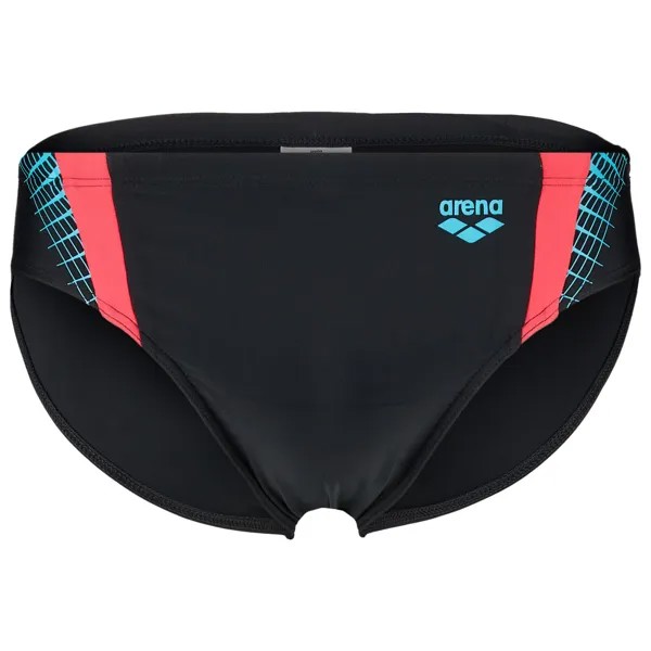 Плавки Arena Threefold Brief R, цвет Black/Black/Anguria
